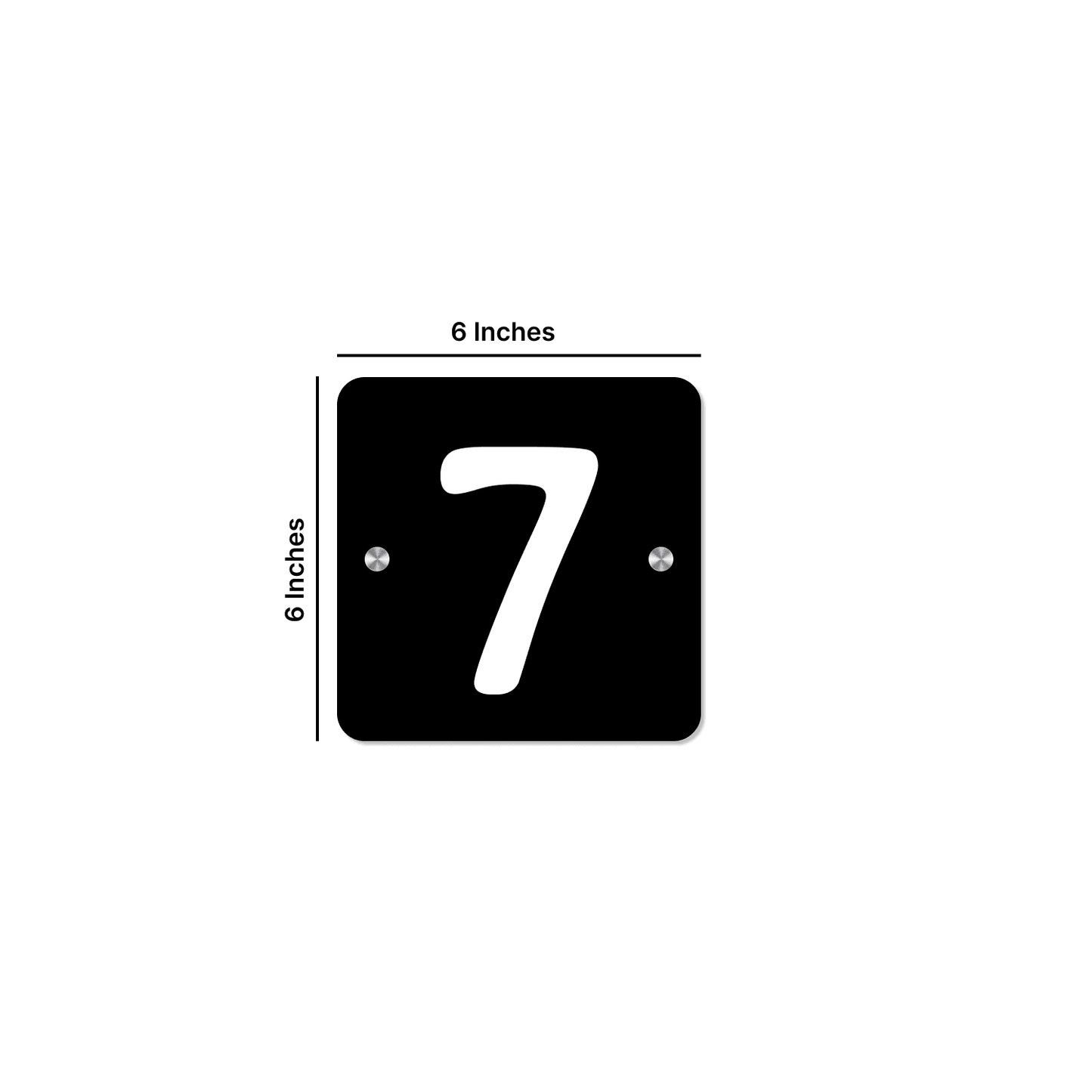 Personalized Acrylic Name Plate For Home – Black & White - NameplateWale