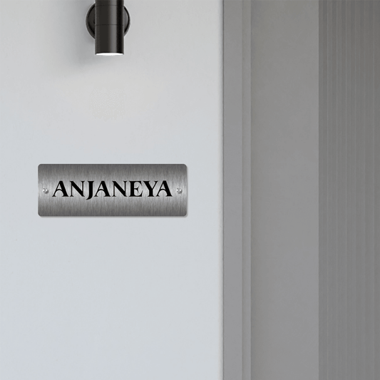Personalized Stainless Steel Name Plate For Home - NameplateWale
