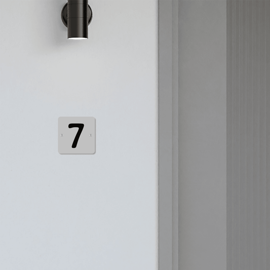 Personalized Acrylic Name Plate For Home – White & Black - NameplateWale