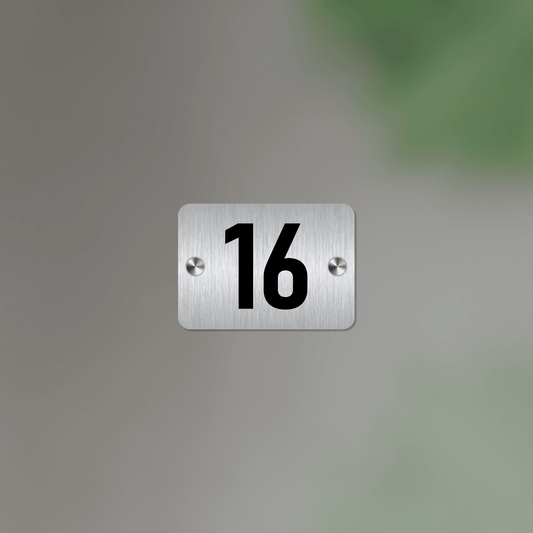 Personalized Stainless Steel Name Plate For Home - NameplateWale