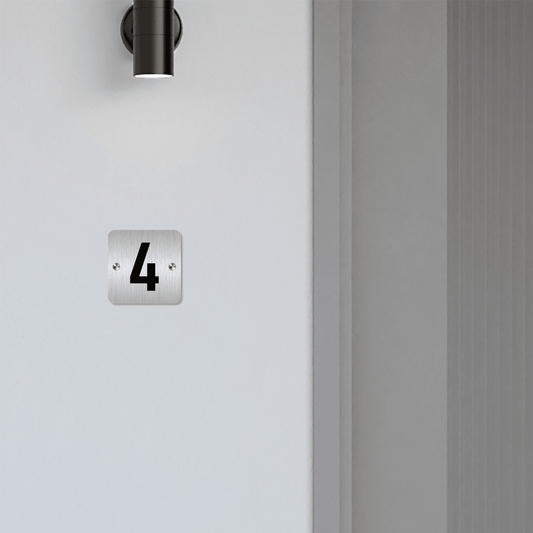 Personalized Stainless Steel Name Plate For Home - NameplateWale