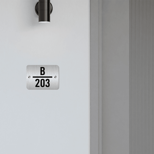 Personalized Stainless Steel Name Plate For Home - NameplateWale