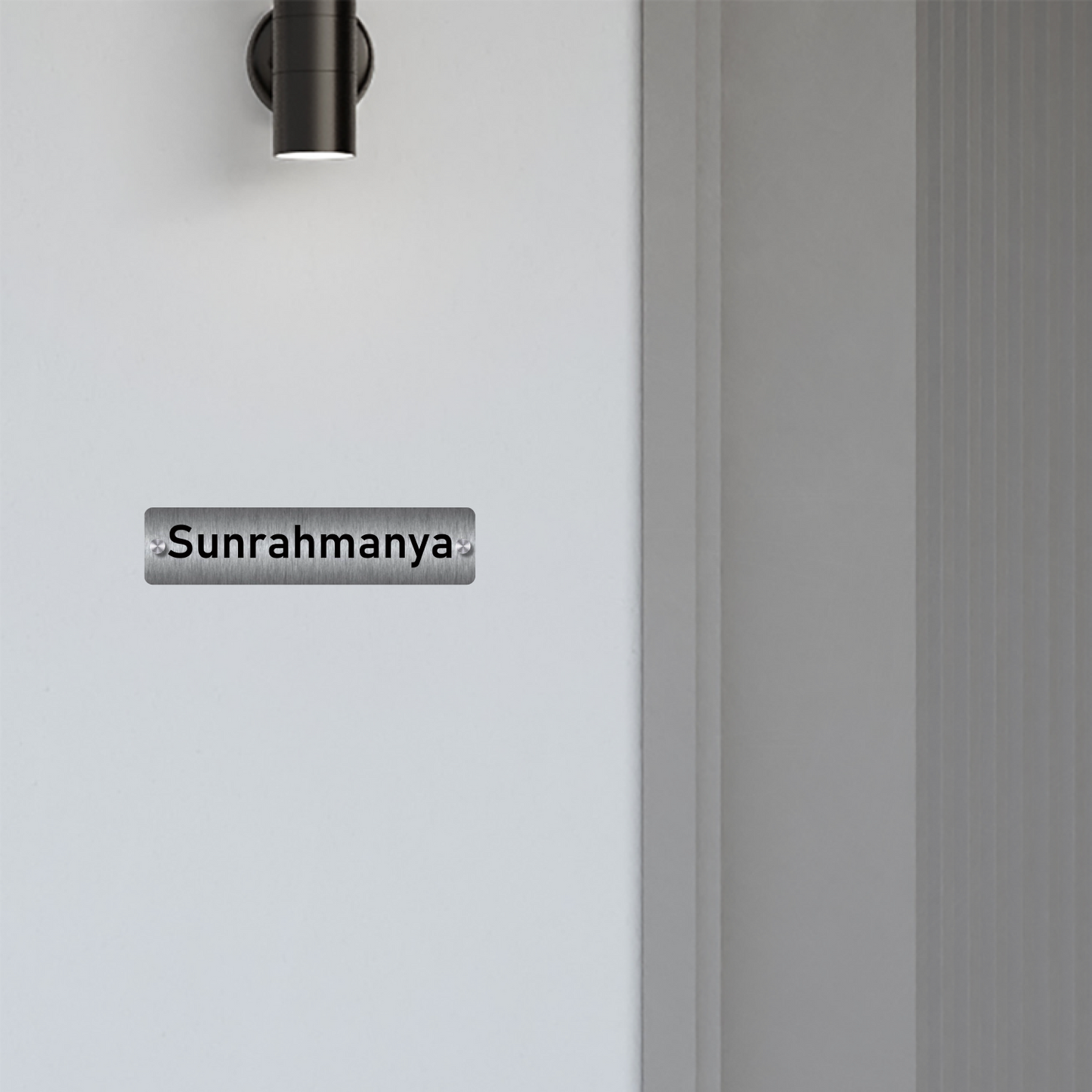 Personalized Stainless Steel Name Plate For Home