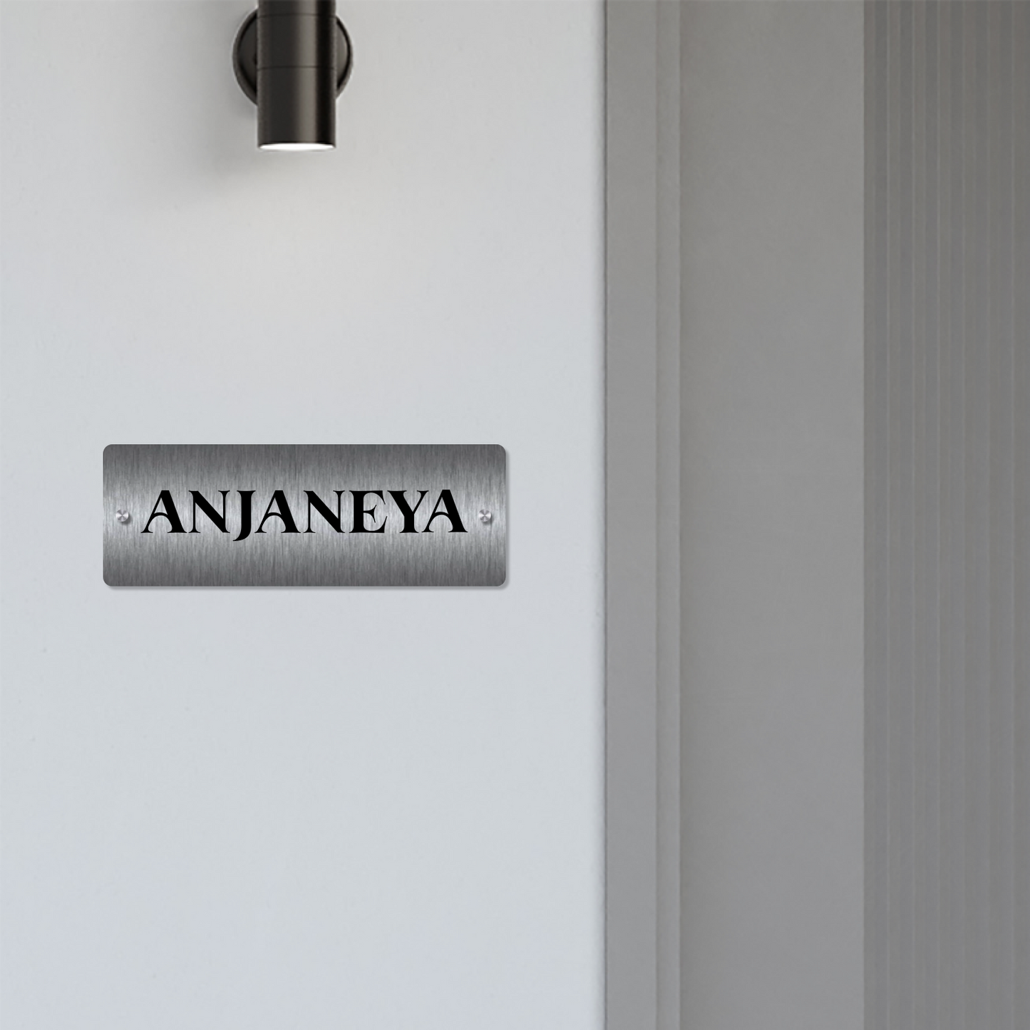 Personalized Stainless Steel Name Plate For Home