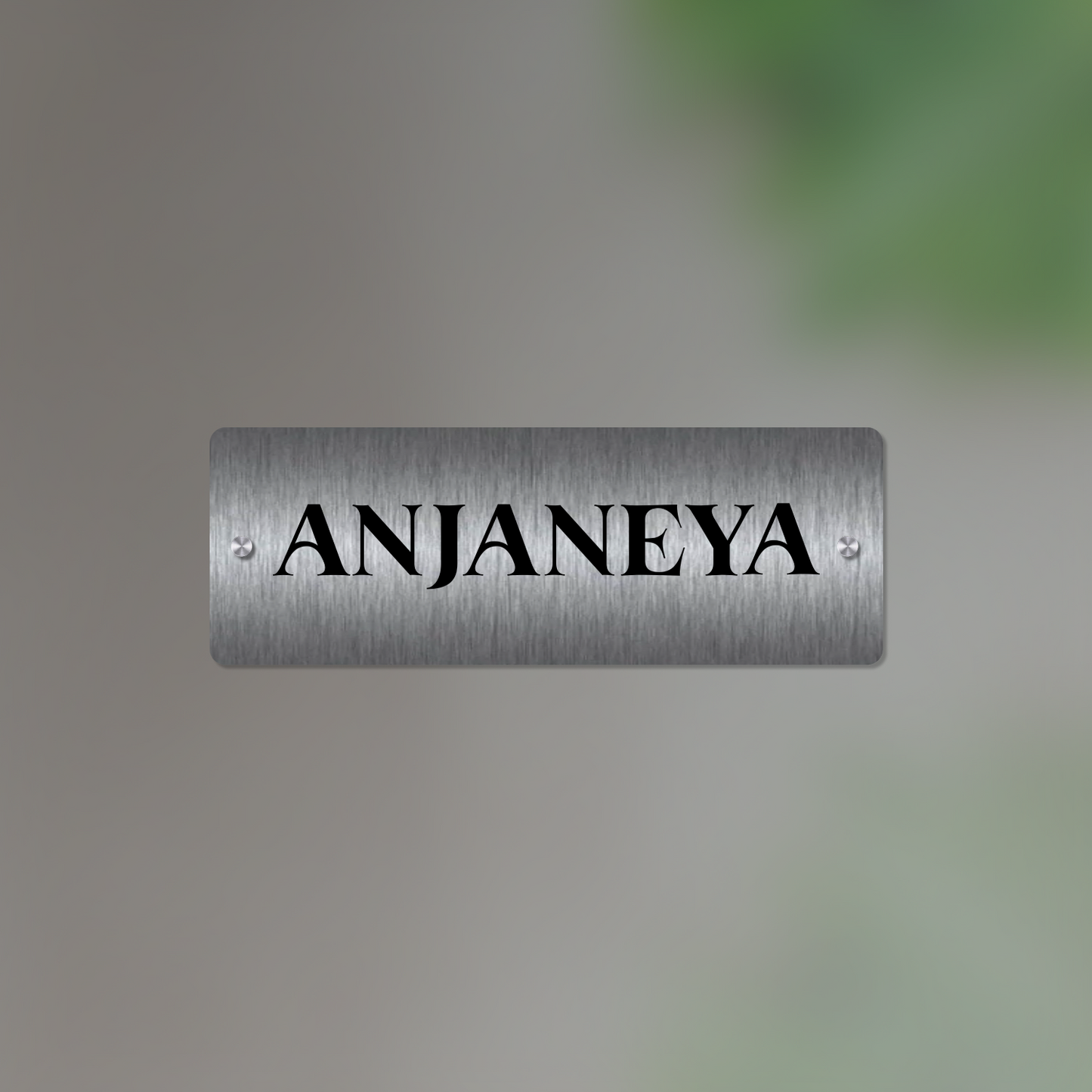 Personalized Stainless Steel Name Plate For Home