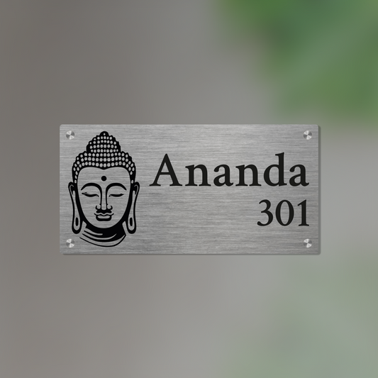 Personalized Stainless Steel Name Plate For Home