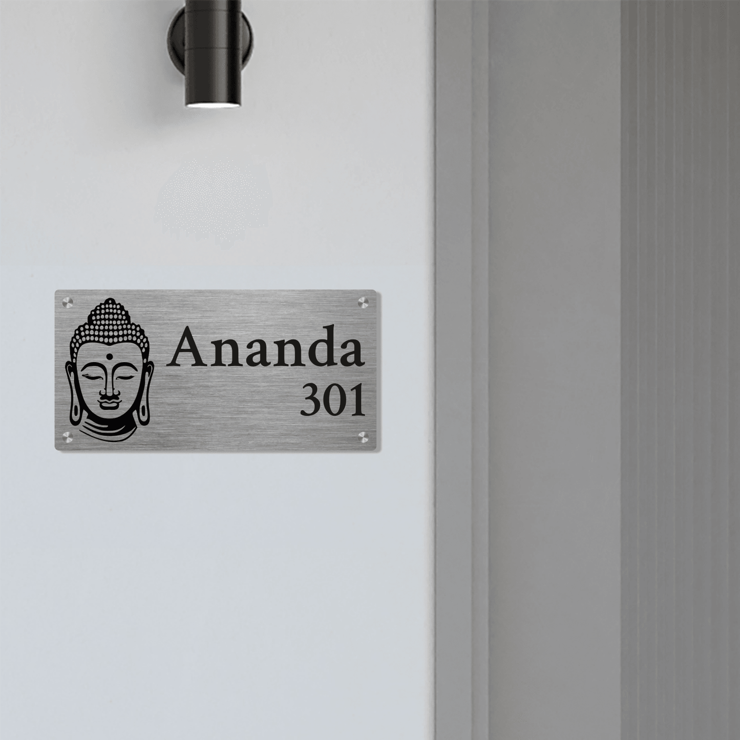 Personalized Stainless Steel Name Plate For Home