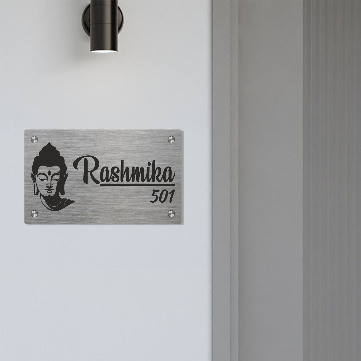 Personalized Stainless Steel Name Plate For Home